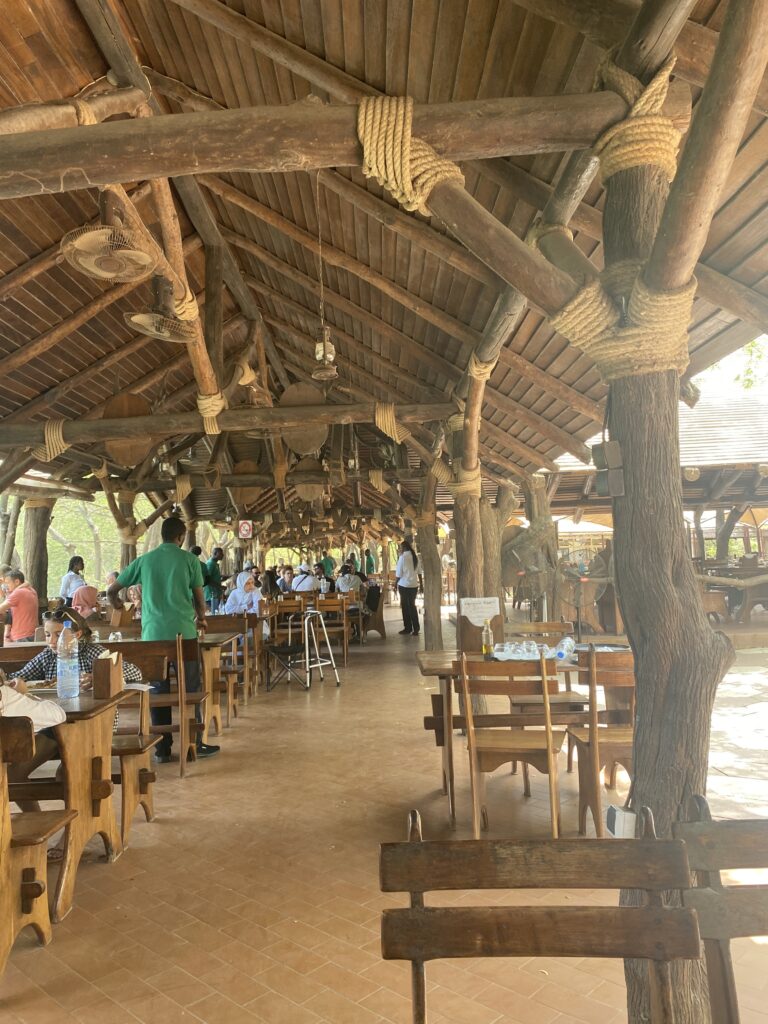 restaurant at bandia reserve